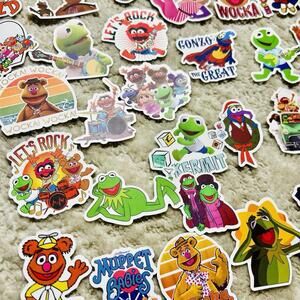 The Muppets/Kermit The Frog Theme Stickers for Water bottle, Laptop, Various